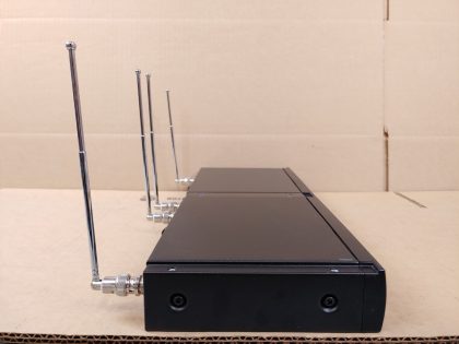 Good Condition! Tested and pulled from a working environment! May have minor cosmetic scratches/scuffs from normal use.  Whats pictured is what you'll receive! Power Adapters & Antennas INCLUDED!!Item Specifics: MPN : SLX4 H5UPC : N/ABrand : SHUREType : Microphone ReceiverModel : SLX4 H5Connectivity : WirelessMicrophone Form Factor : Microphone ReceiverFeatures : Built-in AntennaBundled Items : Power Adapters - 8