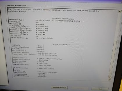 Tested and Working as it should. Boots to the BIOs. May have a few minor cosmetic scratches/scuffs. For your help