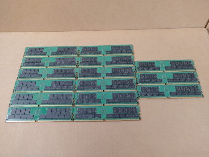 LOT of 15 - Excellent condition! Tested and Pulled from a working environment!Item Specifics: MPN : MTA36ASF4G72PZ-2G3D1QGUPC : N/AType : ECC MemoryForm Factor : DIMMBrand : MicronNumber of Pins : 288Bus Speed : 2400Number of Modules : 15Capacity per Module : 32GBModel : MTA36ASF4G72PZ-2G3D1QGMemory Features : ECC MemoryTotal Capacity : 480GB - 5