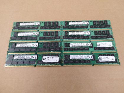 LOT of 8 - Excellent Condition! Tested and Pulled from a working environment!Item Specifics: MPN : HMA84GR7MFR4N-UHUPC : N/AType : ECC MemoryForm Factor : RDIMMBrand : SK HynixNumber of Pins : 240Bus Speed : PC4-19200 (DDR4-2400)Number of Modules : 8Capacity per Module : 32GBModel : HMA84GR7MFR4N-UHMemory Features : ECC Memory