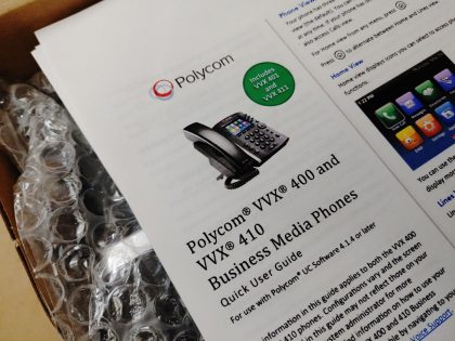 BRAND NEW! Item Specifics: MPN : 2200-48450-025UPC : 610807846727Type : IP PhoneInterface(s) : Ethernet (RJ-45)Brand : PolycomModel : VVX 411Lines : 12Series : VVX Series - 8