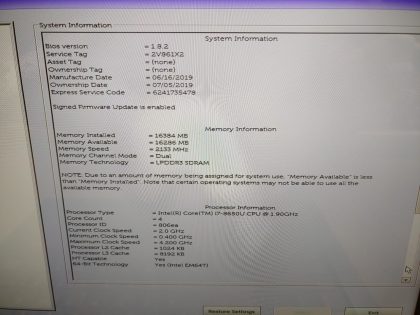 There is a little screen wear from the keyboard (View image 8). Tested and Working as it should. Boots to the BIOs. May have a few minor cosmetic scratches/scuffs. For your help