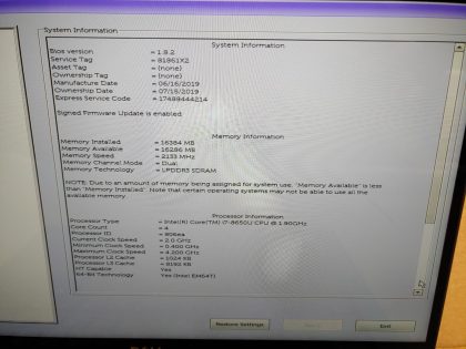 Tested and Working as it should. Boots to the BIOs. May have a few minor cosmetic scratches/scuffs. For your help