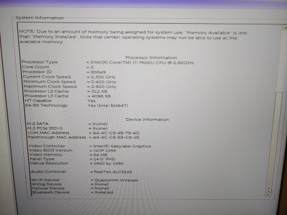 Tested and Working as it should. Boots to the BIOs. May have a few minor cosmetic scratches/scuffs. For your help
