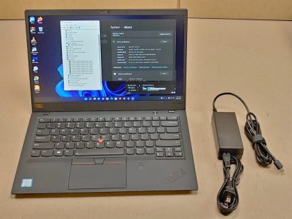 Item Specifics: MPN : Lenovo ThinkPad X1 CarbonUPC : NAType : LaptopBrand : LenovoProduct Line : ThinkPadModel : X1 CarbonOperating System : Windows 11Screen Size : 14 inProcessor Type : Intel Core i5 8th Gen.Storage : 256 GBFeatures : Built-in Microphone