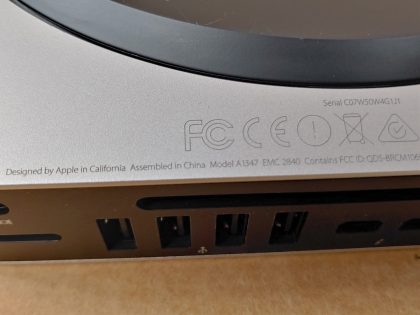 we have added actual images to this listing of the Apple Mac Mini you would receive. Clean install of 11.7.8 (Big Sur) Operating system.May have some minor scratches/dents/scuffs. OSX Default Password: 123456. [ What is included: Apple Mac Mini + Power Cord + 30-Day Warranty Included ]Item Specifics: MPN : MGEN2LL/AUPC : N/ABrand : AppleProduct Family : Mac MiniRelease Date : Late 2014Processor Type : Intel Core i5Processor Speed : 2.6GHz Dual-CoreMemory : 16GB 1600MHz DDR3Hard Drive Capacity : 480GB SSDType : DesktopBundled Items : Power CordColor : SilverOperating System : 11.7.8 OS X Big Sur - 2