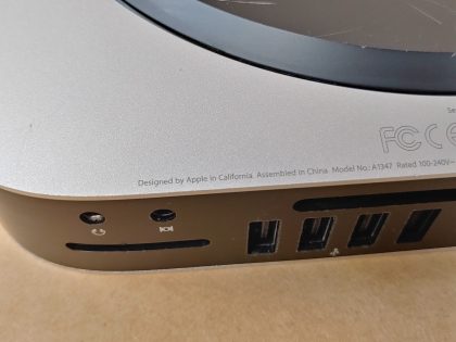 we have added actual images to this listing of the Apple Mac Mini you would receive. Clean install of 10.13.6 (High Sierra) Operating system.May have some minor scratches/dents/scuffs. OSX Default Password: 123456. [ What is included: Apple Mac Mini + Power Cord + 30-Day Warranty Included ]Item Specifics: MPN : A1347UPC : N/ABrand : AppleProduct Family : Mac MiniModel : A1347 / BTO/CTOProcessor Type : Intel Core i7Processor Speed : 2.7GHzMemory : 8GB 1333MHz DDR3Hard Drive Capacity : 128GB SSDType : DesktopBundled Items : Power CordColor : SilverOperating System : 10.13.6 OS X High Sierra - 2