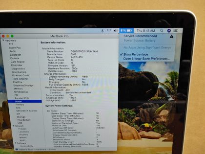 we have added actual images to this listing of the Apple MacBook Pro you would receive. Clean install of 10.15.7 (Catalina) Operating system. May have some minor scratches/dents/scuffs. OSX Default Password: 123456. [ What is included: Apple MacBook Pro + Power Cord + 30-Day Warranty Included ]Item Specifics: MPN : ME698LL/AUPC : N/ABrand : AppleProduct Family : MacBook ProRelease Year : Early 2013Screen Size : 15.4-inch RetinaProcessor Type : Intel Core i7Processor Speed : 2.8GHz Quad-CoreMemory : 8GB 1600MHz DDR3Storage : 256GB Flash SSDOperating System : 10.15.7 OS X CatalinaColor : SilverType : Laptop - 3