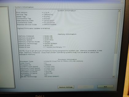 we have added actual images to this listing of the Dell Latitude you would receive.Item Specifics: MPN : Latitude 5580UPC : N/AType : LaptopBrand : DellProduct Line : LatitudeModel : Latitude 5580Operating System : N/AScreen Size : 15.6-inch FHDProcessor Type : Intel Core i5-7300U 7th GenProcessor Speed : 2.60GHzGraphics Processing Type : Intel(R) Kabylake GraphicsMemory : 8GBHard Drive Capacity : 256GB M.2 SSD - 5