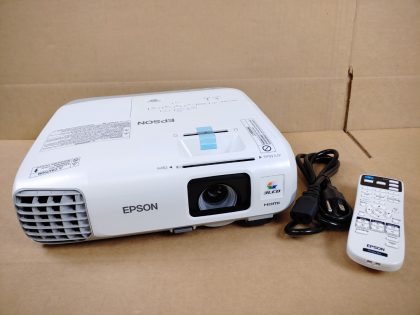 Good condition! Great picture! Tested and pulled from a working environment. There may be some minor scratches/scuffs from normal use. Whats shown in the pictures is what you will receive. **POWER CORD & REMOTE INCLUDED**  ***NO AA-BATTERYS INCLUDED For remote***Item Specifics: MPN : H583AUPC : N/ABrand : EpsonModel : PowerLite 965 (H583A)Display Technology : Tri-LCDImage Aspect Ratio : 4:3Native Resolution : 1024x768Video Inputs : USB