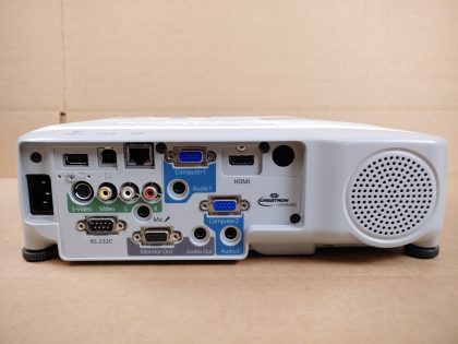 Good condition! Great picture! Tested and pulled from a working environment. There may be some minor scratches/scuffs from normal use. Whats shown in the pictures is what you will receive. **POWER CORD & REMOTE INCLUDED**  ***NO AA-BATTERYS INCLUDED For remote***Item Specifics: MPN : H583AUPC : N/ABrand : EpsonModel : PowerLite 965 (H583A)Display Technology : Tri-LCDImage Aspect Ratio : 4:3Native Resolution : 1024x768Video Inputs : USB