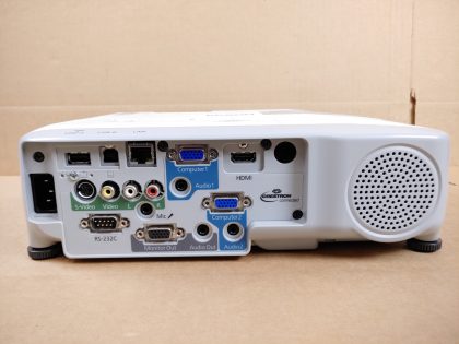 Good condition! Great picture! Tested and pulled from a working environment. There may be some minor scratches/scuffs from normal use. Whats shown in the pictures is what you will receive. **POWER CORD & REMOTE INCLUDED**  ***NO AA-BATTERYS INCLUDED For remote***Item Specifics: MPN : H583AUPC : N/ABrand : EpsonModel : PowerLite 965 (H583A)Display Technology : Tri-LCDImage Aspect Ratio : 4:3Native Resolution : 1024x768Video Inputs : USB
