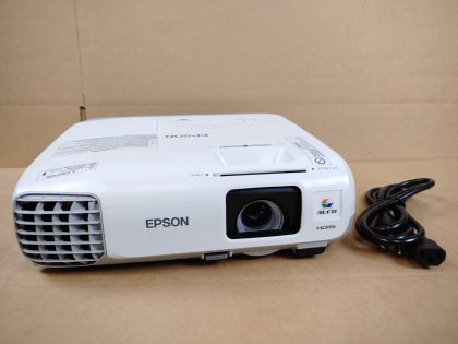 Good condition! Great picture! Tested and pulled from a working environment. There may be some minor scratches/scuffs from normal use. Whats shown in the pictures is what you will receive. **POWERCORD INCLUDED**Item Specifics: MPN : H583AUPC : N/ABrand : EpsonModel : PowerLite 965 (H583A)Display Technology : Tri-LCDImage Aspect Ratio : 4:3Native Resolution : 1024x768Video Inputs : USB