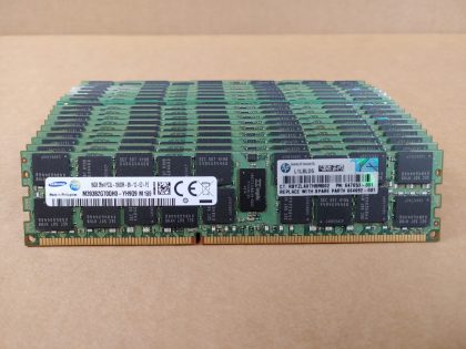 LOT of 18 - Excellent Condition! Tested and Pulled from a working environment!Item Specifics: MPN : M393B2G70QH0-YH9Q8UPC : N/AType : Server MemoryForm Factor : DIMMBrand : SamsungNumber of Pins : 240Bus Speed : PC3L-10600R (DDR3-1333)Number of Modules : 18Capacity per Module : 16GBModel : M393B2G70QH0-YH9Q8Memory Features : ECC Memory