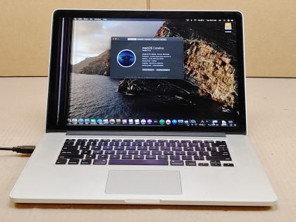 view image 9. Battery seems to charge and hold a charge. Bottom case screws are missing. No power adapter included.Item Specifics: MPN : Apple Macbook Pro 15 2015UPC : NABrand : AppleProduct Family : Macbook ProRelease Year : 2015Screen Size : 15 inProcessor Type : Intel Core i7Processor Speed : 2.20 GhzMemory : 16 GBStorage : NoneOperating System : NoneType : LaptopStorage Type : SSD (Solid State Drive) - 1