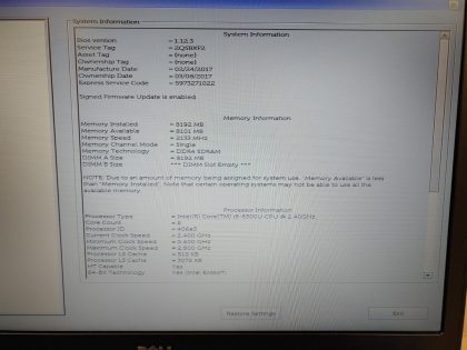 **NO SSD/NO BATTERY**  Boots to the BIOs. Screen is in good condition! May have a few minor cosmetic scratches/scuffs. **NO POWER ADAPTER INCLUDED**  For your help