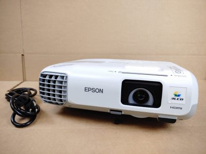 Good condition! Great picture! Tested and pulled from a working environment. There may be some minor scratches/scuffs from normal use. Whats shown in the pictures is what you will receive. ***POWER CORD INCLUDED***Item Specifics: MPN : H583AUPC : N/ABrand : EpsonModel : PowerLite 965 (H583A)Display Technology : Tri-LCDImage Aspect Ratio : 4:3Native Resolution : 1024x768Video Inputs : USB