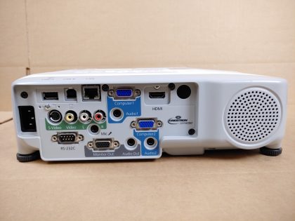 Good condition! Great picture! Tested and pulled from a working environment. There may be some minor scratches/scuffs from normal use. Whats shown in the pictures is what you will receive. ***POWER CORD INCLUDED***Item Specifics: MPN : H583AUPC : N/ABrand : EpsonModel : PowerLite 965 (H583A)Display Technology : Tri-LCDImage Aspect Ratio : 4:3Native Resolution : 1024x768Video Inputs : USB