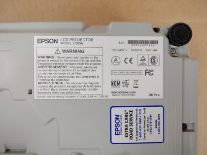 Good condition! Great picture! Tested and pulled from a working environment. There may be some minor scratches/scuffs from normal use. Whats shown in the pictures is what you will receive. ***POWER CORD INCLUDED***Item Specifics: MPN : H583AUPC : N/ABrand : EpsonModel : PowerLite 965 (H583A)Display Technology : Tri-LCDImage Aspect Ratio : 4:3Native Resolution : 1024x768Video Inputs : USB