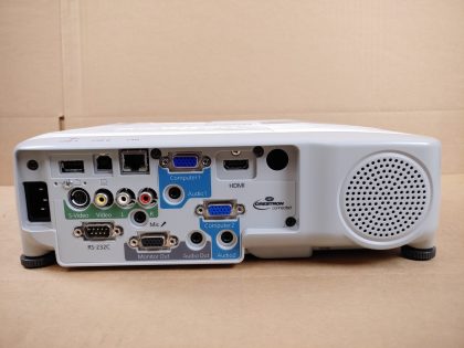 Good condition! Great picture! Tested and pulled from a working environment. There may be some minor scratches/scuffs from normal use. Whats shown in the pictures is what you will receive. ***POWER CORD INCLUDED***Item Specifics: MPN : PowerLite 965UPC : N/ABrand : EpsonModel : PowerLite 965 / H583ADisplay Technology : Tri-LCDImage Aspect Ratio : 4:3Native Resolution : 1024x768Video Inputs : USB