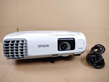 Good condition! Great picture! Tested and pulled from a working environment. There may be some minor scratches/scuffs from normal use. Whats shown in the pictures is what you will receive. ***POWER CORD INCLUDED***Item Specifics: MPN : H583AUPC : N/ABrand : EpsonModel : PowerLite 965 (H583A)Display Technology : Tri-LCDImage Aspect Ratio : 4:3Native Resolution : 1024x768Video Inputs : USB