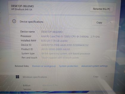 There is a tiny piece of dust behind the glass on the left side of the screen (View image 9). SD Card blank is missing. Fully Tested & 100% Functional ready to use out of the box
