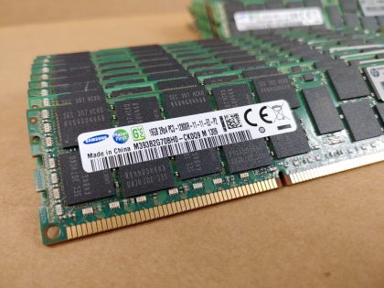 LOT of 32 - Excellent Condition! Tested and Pulled from a working environment!Item Specifics: MPN : M393B2G70BH0-CK0Q9UPC : N/AType : DDR3 SDRAMForm Factor : RDIMMBrand : SamsungNumber of Pins : 240Bus Speed : PC3-12800 (DDR3-1600)Number of Modules : 32Capacity per Module : 16GBModel : M393B2G70BH0-CK0Q9Memory Features : ECC Memory