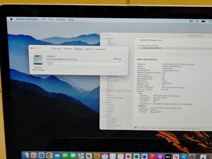 it will click randomly. Battery holds a charge but has a "Service Recommended" notification with a 654 cycle count on the battery. No attempt to repair.  What we know of that is missing: power cord. Default operating system password: 123456Item Specifics: MPN : Apple Macbook Pro 15" 2015UPC : NABrand : AppleProduct Family : Macbook ProRelease Year : 2015Screen Size : 15 inProcessor Type : Intel Core i7Processor Speed : 2.50 GhzMemory : 16 GBStorage : 500 GBOperating System : macOS 12.0