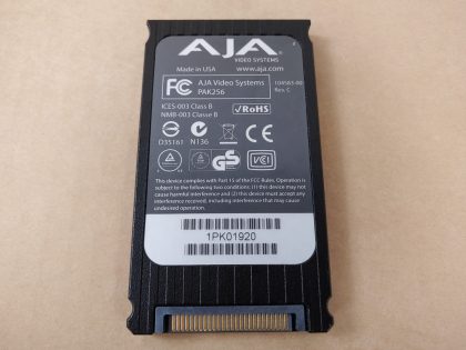 Great condition! Tested and pulled from a working environment! Item Specifics: MPN : PAK256UPC : N/AFormat : Solid state DriveBrand : AJABundled Items : N/AStorage Capacity : 256GBModel : PAK256Compatible Model : Ki ProType : SSD Module - 2