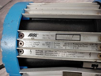 there is tape on the outside and the corner is dented. The inside metal dividers are bent and some of the padding is missing  but the case still works as it should. **Whats shown in the pictures is what you'll receive**Item Specifics: MPN : Compact FresnelUPC : N/ALight Type : Continous LightingNumber of Lighting Units : 4Brand : ARRIModel : Compact Fresnel 4-Light KitType : Stage Lighting - 4