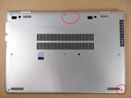 The screen has wear from the keyboard (View image 8). Bottom plate has some small cracks
