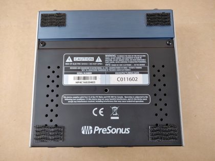 Good condition! Tested and pulled from a working environment! There is a few small velcro pieces on the bottom. **NO POWER ADAPTER INCLUDED**Item Specifics: MPN : PreSonus HP4UPC : N/AType : Headphone AmpBrand : PreSonusModel : PreSonus HP4Number of Channels : 4Form Factor : Table Top - 6