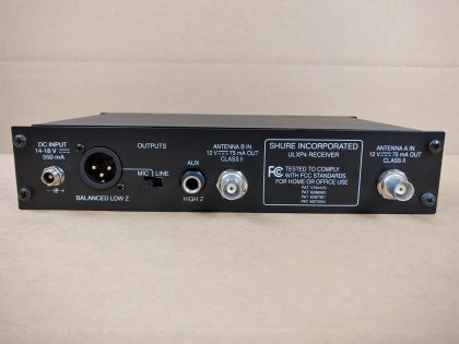 Great condition! Tested and pulled from a working environment. **NO POWER ADAPTER INCLUDED**Item Specifics: MPN : ULXP4UPC : N/ABrand : SHUREType : Microphone ReceiverModel : ULXP4 / 470-506 MHz-G3Connectivity : Wireless - 4