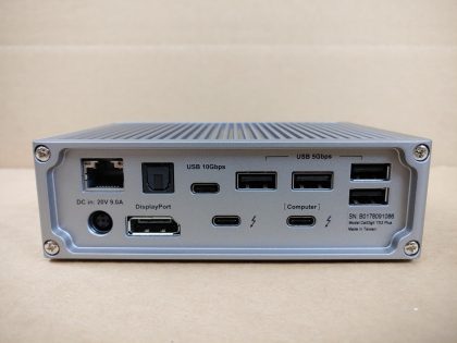 Excellent Condition! Tested and pulled from a working environment! Whats shown in the pictures is what you'll receive!Item Specifics: MPN : CalDigit TS3 PlusUPC : N/ACompatible Brand : UniversalCompatible Product Line : UniversalCompatible Model : UniversalPorts/Interfaces : Thunderbolt 3