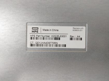 Excellent Condition! Tested and Pulled from a working environment!Item Specifics: MPN : 809805-001UPC : N/AType : Controller NodeBrand : HPE / HPModel : K2Q35-63001 / 809805-001Product Line : HPE - 7