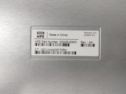 Excellent Condition! Tested and Pulled from a working environment!Item Specifics: MPN : 809805-001UPC : N/AType : Controller NodeBrand : HPE / HPModel : K2Q35-63001 / 809805-001Product Line : HPE - 7
