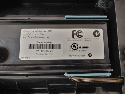 Good Condition! Tested and pulled from a working environment! **NO INK CARTRIDGE OR POWER ADAPTER INCLUDED** Whats pictured is what you'll receive!Item Specifics: MPN : LX400UPC : N/ATechnology : InkjetPrinter Type : Label PrinterOutput Type : ColorBrand : PrimeraModel : LX400Product Line : LX400Input Type : ColorType : Label PrinterConnectivity : USB 2.0Maximum Resolution : 4800 x 1200 DPI - 11