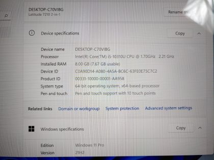 There is some light scratches in the upper left and right side of the screen (View images 8 & 9). The speakers are a bit crackly when turned all the way up. Fully Tested & 100% Functional ready to use out of the box