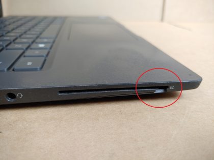 ***BIOS PASSWORD*** The screen has some cosmetic wear from the keyboard (View image 8). Theres a piece of plastic broke by the SC slot (View image 9). The palmrest and bottom of the laptop has a good amount of wear. Tested and Working as it should. Boots to the BIOs. May have a few minor cosmetic scratches/scuffs. For your help