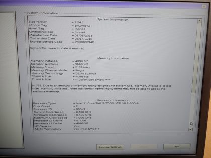 Tested and Working as it should. Boots to the BIOs. May have a few minor cosmetic scratches/scuffs. For your help