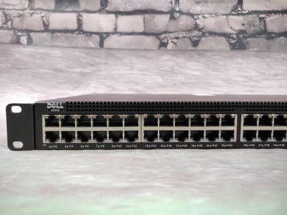 Good Condition! Tested and pulled from a working environment! There is a few minor cosmetic scratches/scuffs from normal use**NO POWER CORD INCLUDED**Item Specifics: MPN : XTCT3UPC : N/AType : Ethernet SwitchForm Factor : Rack-MountableBrand : DellModel : X1052 / XTCT3 / 0XTCT3Network Management Type : Fully ManagedNetwork Connectivity : Wired-Ethernet (RJ-45)Number of LAN Ports : 48Max. Data Transfer Rate : 1 GbpsEthernet Technology : Gigabit Ethernet (1000-Mbit/s) - 2