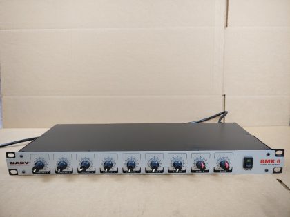 Good condition! Tested and pulled from a working environment! **NO POWER CORD INCLUDED**Item Specifics: MPN : RMX-6UPC : N/ABrand : NADYForm Factor : Rack MountableModel : RMX-6Number of Channels : 6Type : MixerNumber of Mic Inputs : 6Number of Line Inputs : 6 - 1