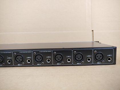 Good condition! Tested and pulled from a working environment! **NO POWER CORD INCLUDED**Item Specifics: MPN : RMX-6UPC : N/ABrand : NADYForm Factor : Rack MountableModel : RMX-6Number of Channels : 6Type : MixerNumber of Mic Inputs : 6Number of Line Inputs : 6 - 9