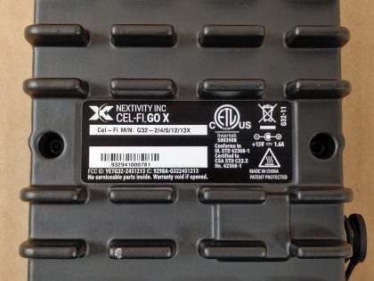 Great condition! Tested and pulled from a working environment! **NO POWER ADAPTER OR ACCESSORIES INCLUDED**Item Specifics: MPN : CEL-FI GO G32UPC : N/AType : BoosterBrand : NextivityModel : CEL-FI GO G32Network Connectivity : Wireless - 8
