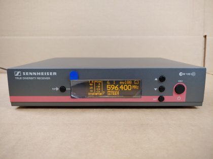 Good Condition! Tested and pulled from a working environment! **NO POWER ADAPTER INCLUDED**Item Specifics: MPN : EW 100 G3UPC : N/ABrand : SennheiserType : Wireless ReceiverModel : EW 100 G3Connectivity : WirelessFrequency Range : 566 - 608 MHzForm Factor : Microphone Receiver - 1