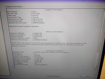 we have added actual images to this listing of the Dell Latitude you would receive. **NO POWER ADAPTER / NO SSD or HDD/ NO OS/ NO BATTERY or CABLE INSTALLED**Item Specifics: MPN : Latitude 7390 2-in-1UPC : N/AType : LaptopBrand : DellProduct Line : LatitudeModel : 7390 2-in-1Operating System : N/AScreen Size : 13.3-inch TouchscreenProcessor Type : Intel Core i7-8650U 8th GenProcessor Speed : 1.90GHzGraphics Processing Type : Intel(R) kabylake GraphicsMemory : 16GBHard Drive Capacity : N/A - 5