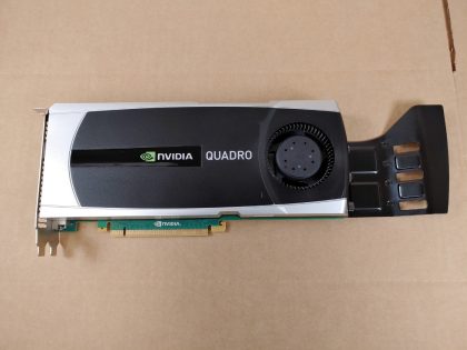 Good Condition! Tested and Pulled from a working environment!Item Specifics: MPN : X256PUPC : N/AChipset/GPU Manufacturer : NVIDIABrand : NVIDIAChipset/GPU Model : Quadro 6000 (X256P)Compatible Port/Slot : PCI Express 2.0 x16Type : Graphics CardConnectors : 1x DVI / 2x Display PortMemory Type : GDDR5Memory Size : 6 GBCooling Component(s) Included : Fan with Heatsink - 2