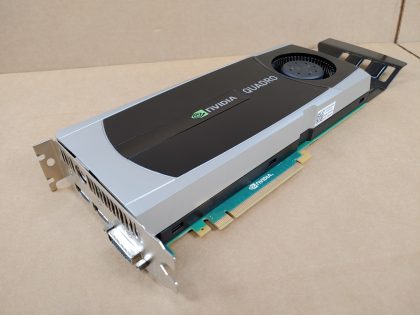 Good Condition! Tested and Pulled from a working environment!Item Specifics: MPN : X256PUPC : N/AChipset/GPU Manufacturer : NVIDIABrand : NVIDIAChipset/GPU Model : Quadro 6000 (X256P)Compatible Port/Slot : PCI Express 2.0 x16Type : Graphics CardConnectors : 1x DVI / 2x Display PortMemory Type : GDDR5Memory Size : 6 GBCooling Component(s) Included : Fan with Heatsink - 1
