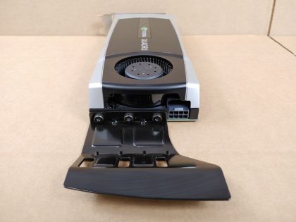 Good Condition! Tested and Pulled from a working environment!Item Specifics: MPN : X256PUPC : N/AChipset/GPU Manufacturer : NVIDIABrand : NVIDIAChipset/GPU Model : Quadro 6000 (X256P)Compatible Port/Slot : PCI Express 2.0 x16Type : Graphics CardConnectors : 1x DVI / 2x Display PortMemory Type : GDDR5Memory Size : 6 GBCooling Component(s) Included : Fan with Heatsink - 7