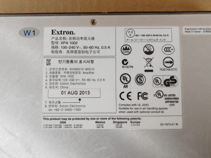 Good condition! Tested and pulled from a working environment! **POWER CORD INCLUDED**Item Specifics: MPN : XPA 1002UPC : N/ABrand : ExtronModel : XPA 1002Type : Power Amplifier - 8